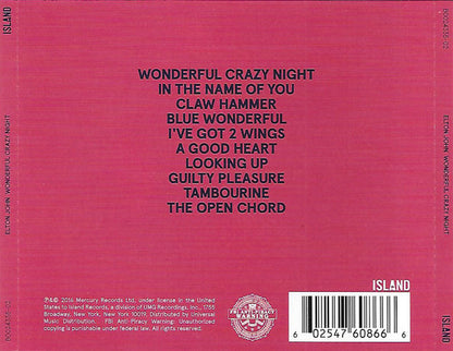 Elton John : Wonderful Crazy Night (Album)