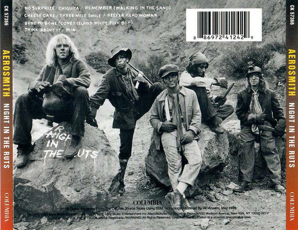 Aerosmith : Night In The Ruts (Album,Reissue,Remastered)