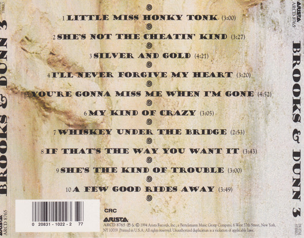 Brooks & Dunn : (3) Waitin' On Sundown (Album,Club Edition)