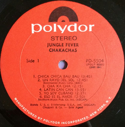 Chakachas : Jungle Fever (LP,Album,Stereo)