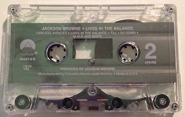 Jackson Browne : Lives In The Balance (Album,Club Edition)