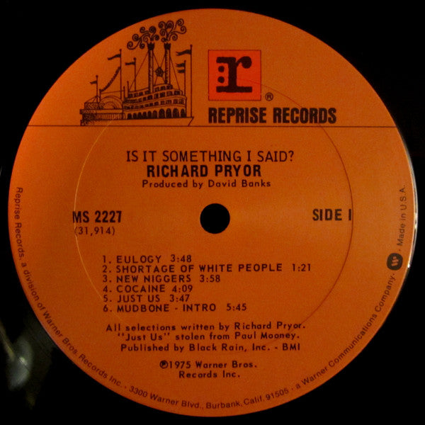 Richard Pryor : ...Is It Something I Said? (LP,Album)