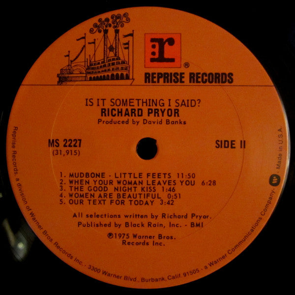 Richard Pryor : ...Is It Something I Said? (LP,Album)