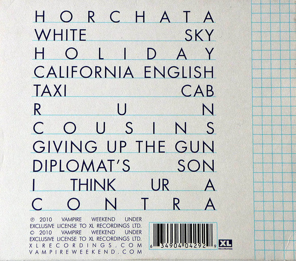 Vampire Weekend : Contra (Album)