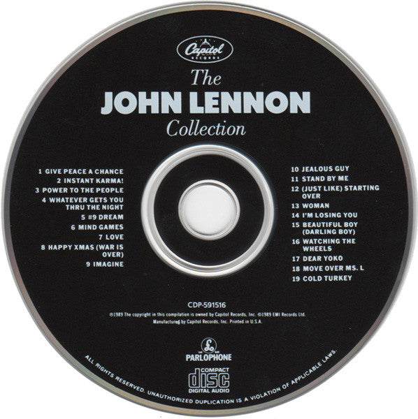 John Lennon : The John Lennon Collection (Compilation,Club Edition)