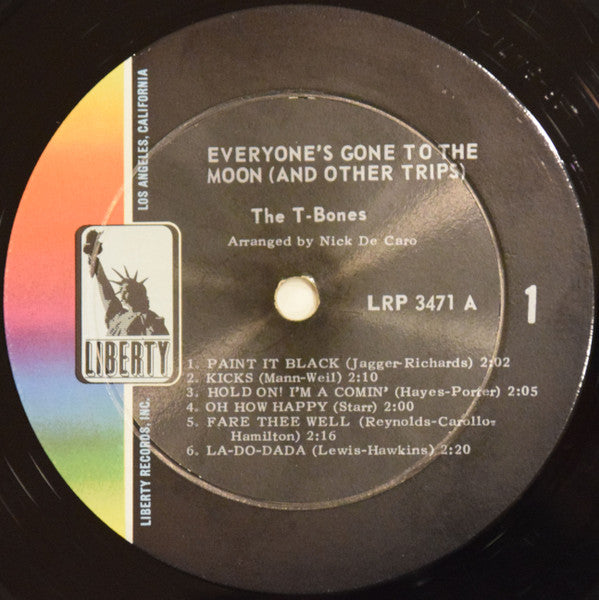 T-Bones, The : Everyone's Gone To The Moon (And Other Trips) (LP,Album,Mono)
