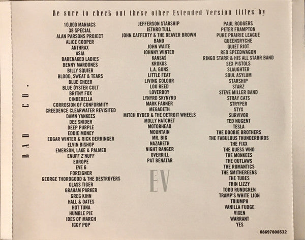Bad Company (3) : Extended Versions (Album)