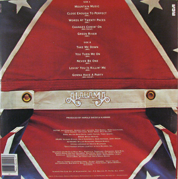 Alabama : Mountain Music (LP,Album)