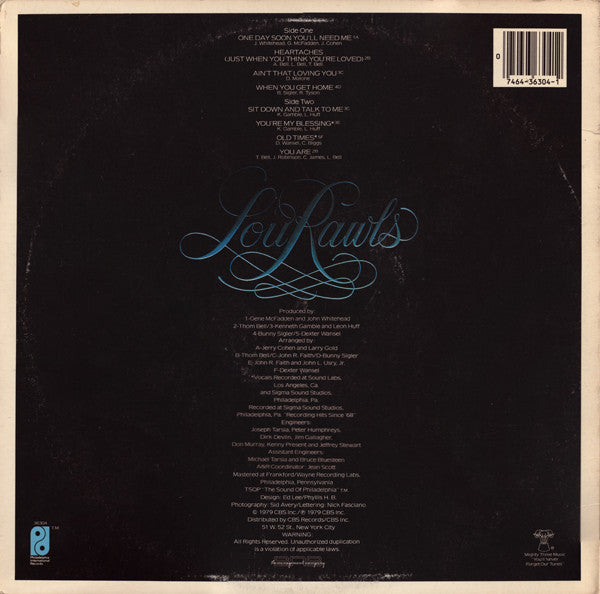 Lou Rawls : Sit Down And Talk To Me (LP,Album)