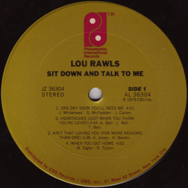 Lou Rawls : Sit Down And Talk To Me (LP,Album)