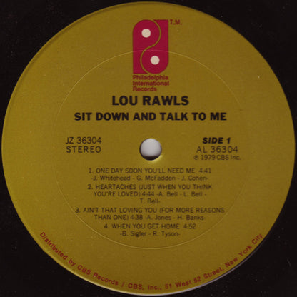 Lou Rawls : Sit Down And Talk To Me (LP,Album)
