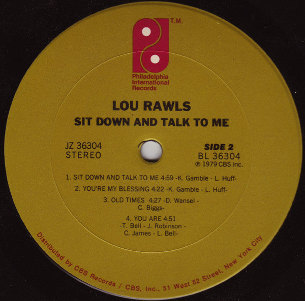 Lou Rawls : Sit Down And Talk To Me (LP,Album)