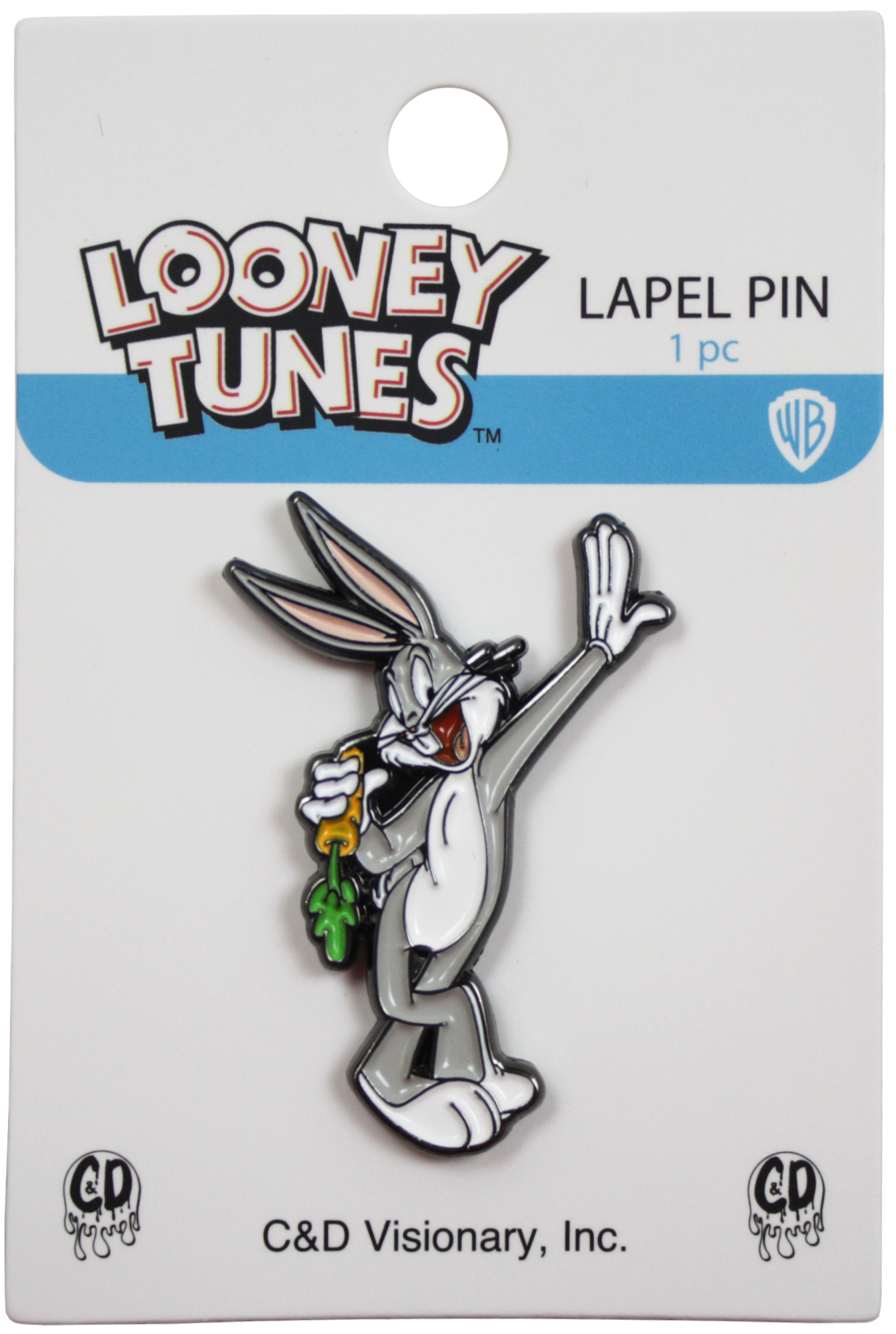 Enamel Pin - Looney Tunes - Bugs Bunny Eating A Carrot