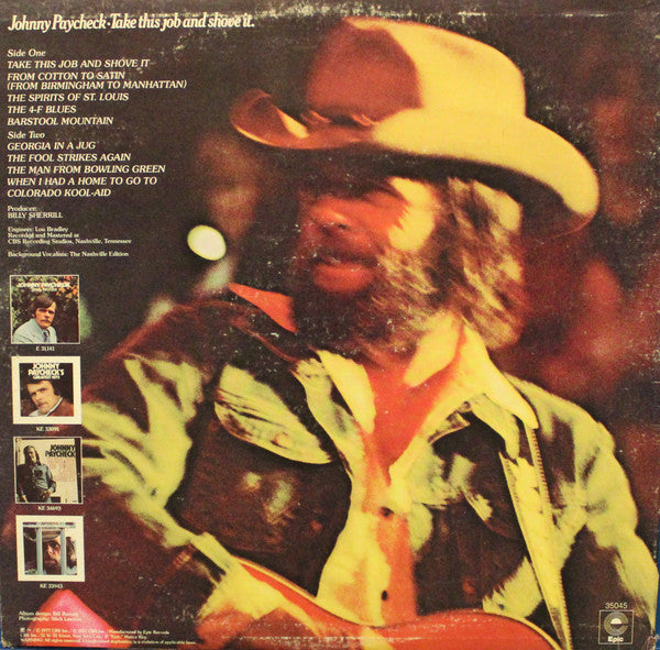 Johnny Paycheck : Take This Job And Shove It (LP,Album)