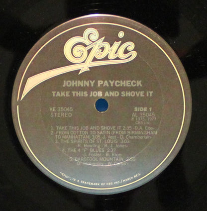 Johnny Paycheck : Take This Job And Shove It (LP,Album)
