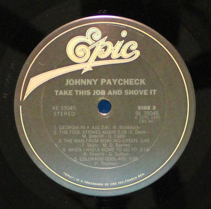 Johnny Paycheck : Take This Job And Shove It (LP,Album)