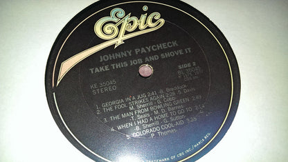 Johnny Paycheck : Take This Job And Shove It (LP,Album)