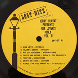 Various , Presented By Jerry Blavat : Jerry Blavat Presents For Lovers Only Vol. No. 2 (LP,Compilation)