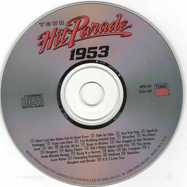 Various : Your Hit Parade 1953 (Compilation,Remastered)