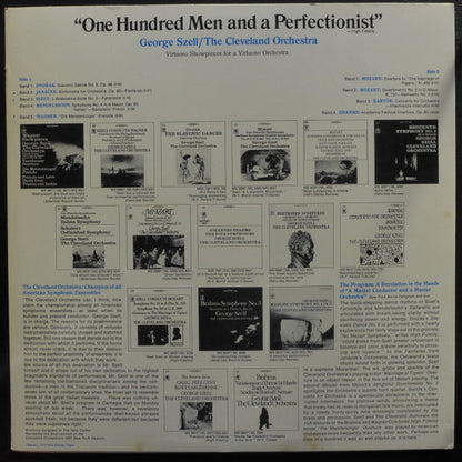 Cleveland Orchestra, The, George Szell : One Hundred Men And A Perfectionist (LP,Compilation,Sampler,Stereo)