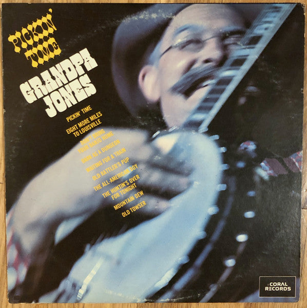 Grandpa Jones : Pickin' Time (LP,Reissue)