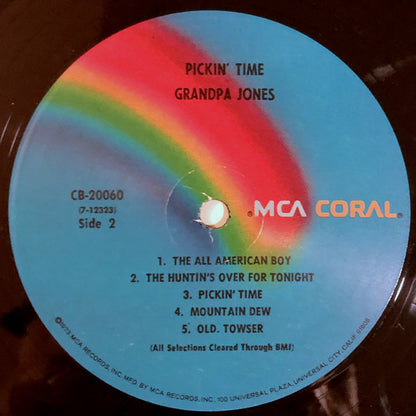 Grandpa Jones : Pickin' Time (LP,Reissue)
