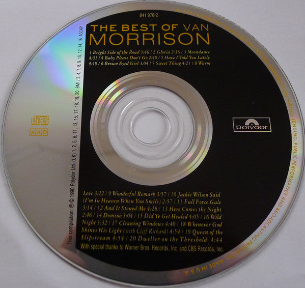 Van Morrison : The Best Of Van Morrison (Compilation)