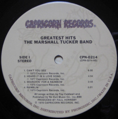 Marshall Tucker Band, The : Greatest Hits (LP,Compilation)