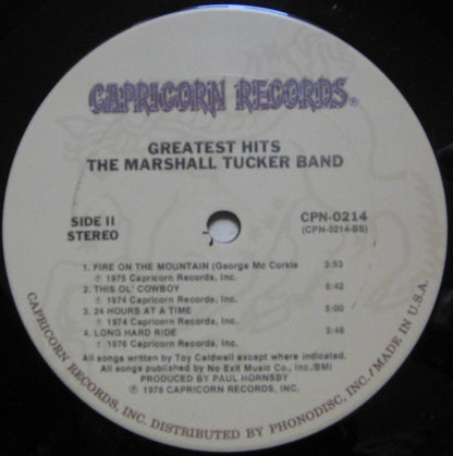 Marshall Tucker Band, The : Greatest Hits (LP,Compilation)