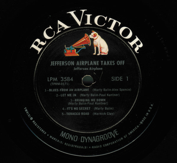 Jefferson Airplane : Jefferson Airplane Takes Off (LP,Album,Mono)