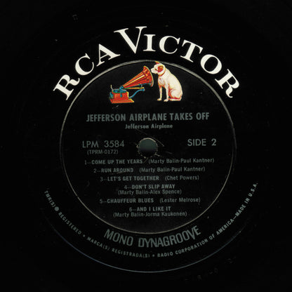 Jefferson Airplane : Jefferson Airplane Takes Off (LP,Album,Mono)