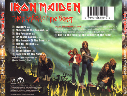 Iron Maiden : The Number Of The Beast (Album,Enhanced,Reissue,Remastered)