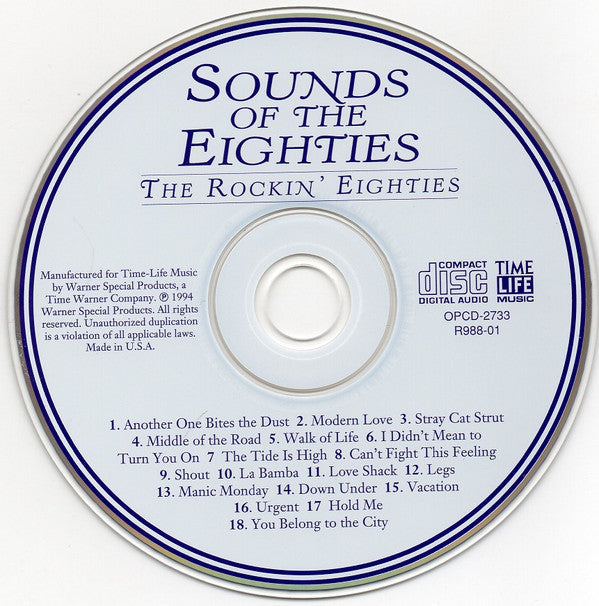 Various : Sounds Of The Eighties - The Rockin' Eighties (Compilation)