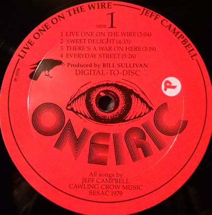 Jeff Campbell (12) : Live One On The Wire (LP)