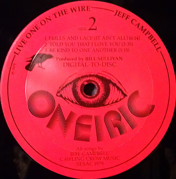 Jeff Campbell (12) : Live One On The Wire (LP)