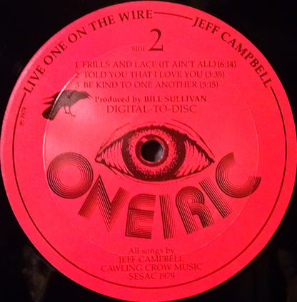 Jeff Campbell (12) : Live One On The Wire (LP)