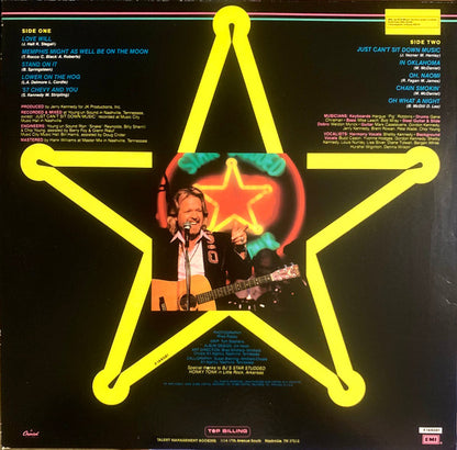 Mel McDaniel : Just Can't Sit Down Music (LP,Album,Club Edition)