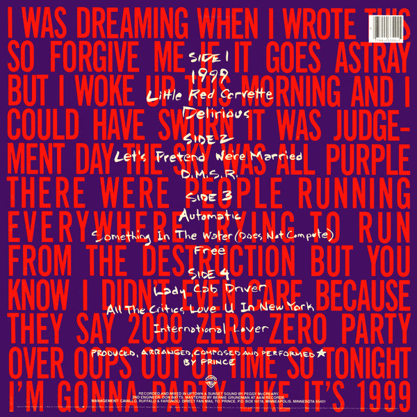 Prince : 1999 (LP,Album)