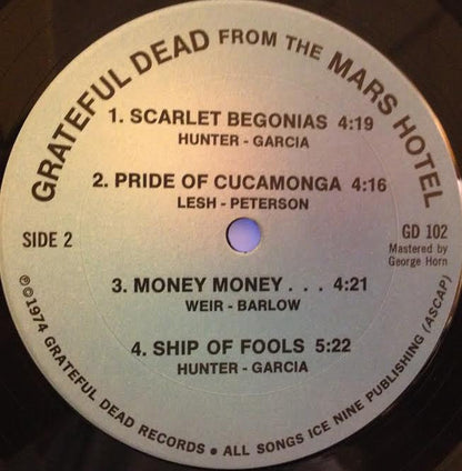 Grateful Dead, The : From The Mars Hotel (LP,Album)