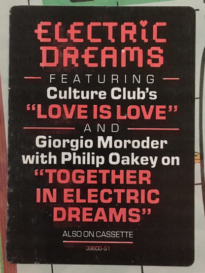 Various : Electric Dreams (Original Soundtrack From The Film) (LP,Album)