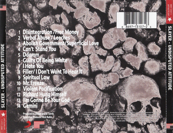 Slayer : Undisputed Attitude (Album,Reissue)