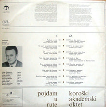 Koroški Akademski Oktet : Pojdam U Rute (LP,Album)