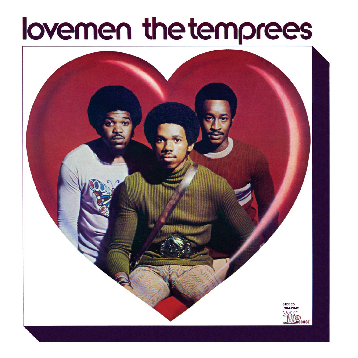 The Temprees - Lovemen (All-Analog, Valentine Red Pet Plastic Vinyl)