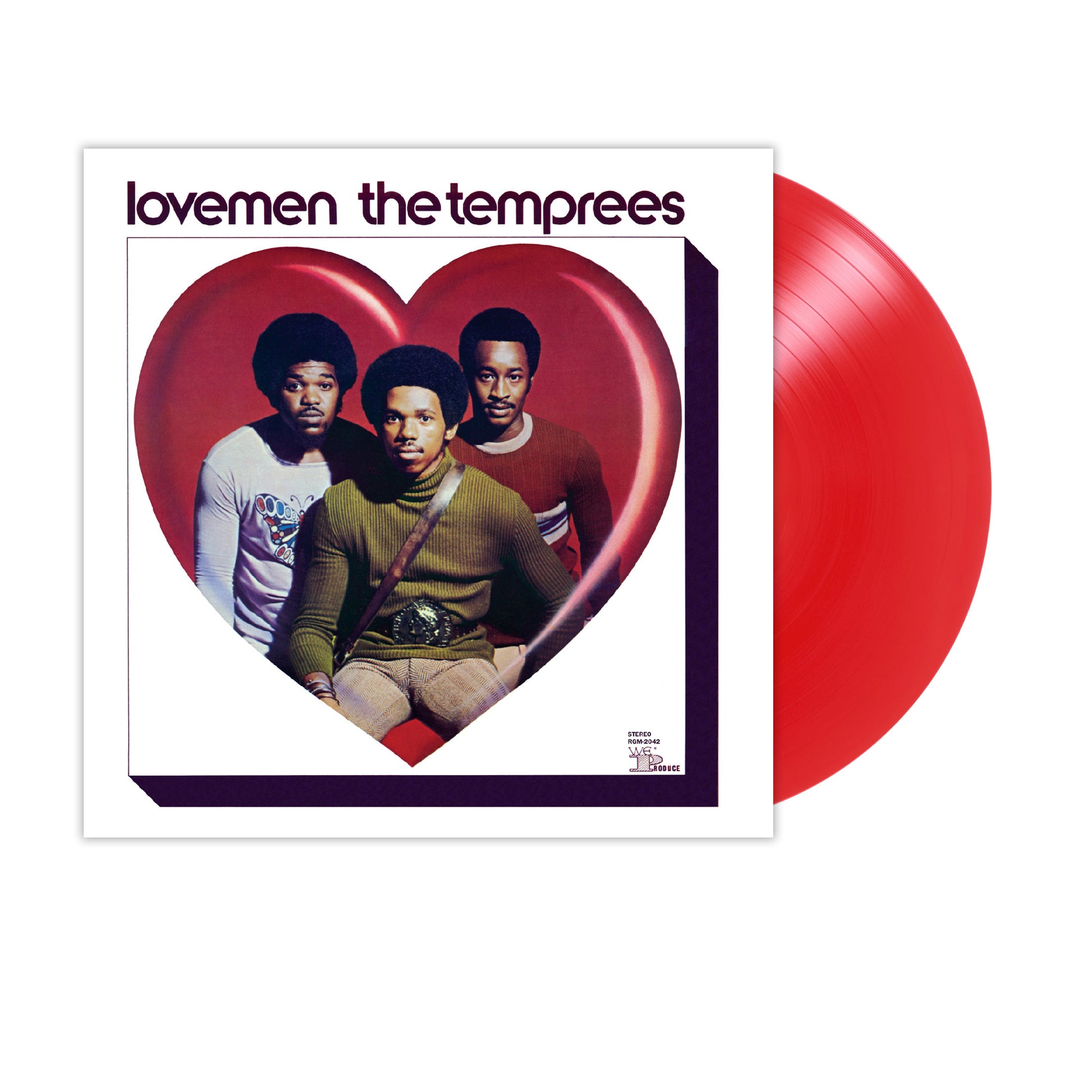 The Temprees - Lovemen (All-Analog, Valentine Red Pet Plastic Vinyl)