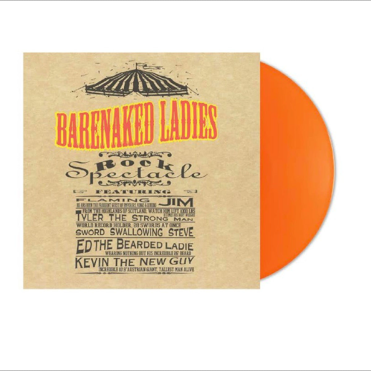 Barenaked Ladies - Rock Spectacle (RSD BF 2026, Orange LP Vinyl) UPC: 848064021902