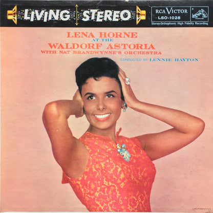 Lena Horne With Nat Brandwynne & His Orchestra Conducted By Lennie Hayton : Lena Horne At The Waldorf Astoria (LP,Album,Stereo)