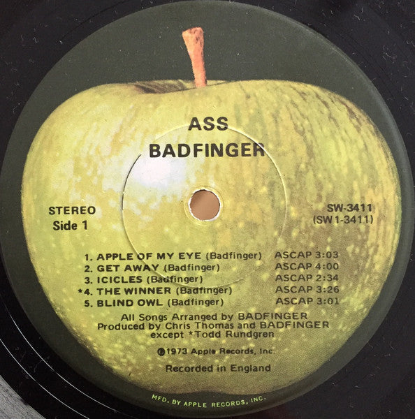 Badfinger : Ass (LP,Album,Stereo)