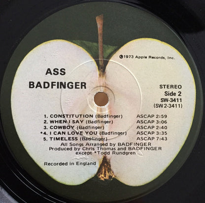 Badfinger : Ass (LP,Album,Stereo)