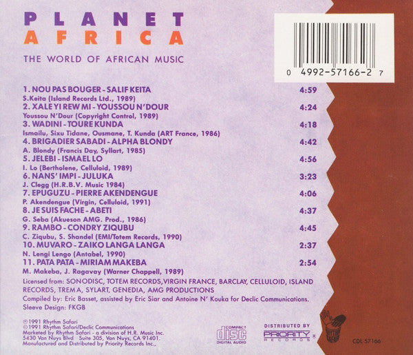 Various : Planet Africa (The World Of African Music) (Compilation)