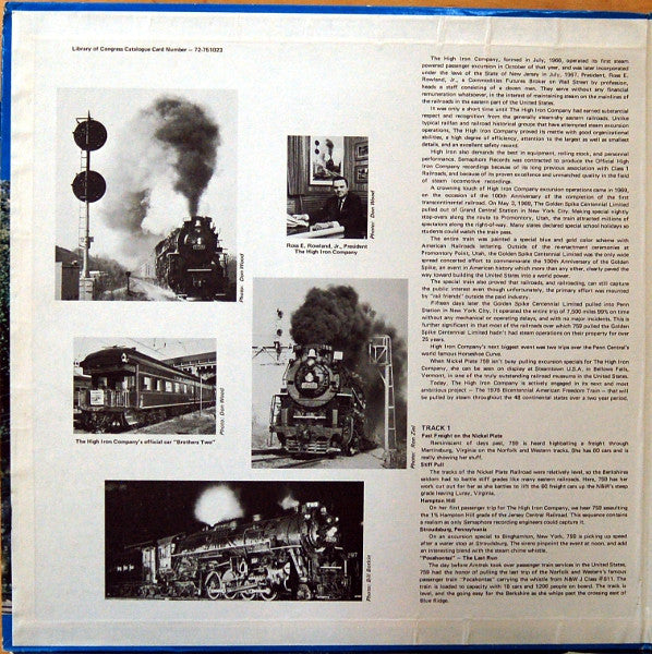 No Artist : High Iron 759 (LP,Album,Stereo)